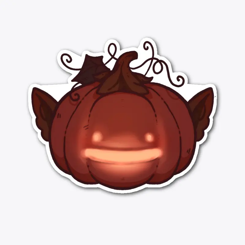 LIMITED Pumpkin 5in Sticker